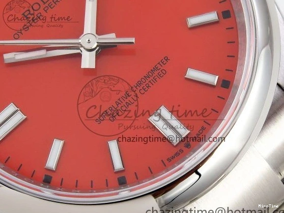 MiroTime 0513 WrinkleFree Oyster Perpetual 126000 36mm APF 1:1 Best Edition 904L Steel Red Dial VR 1422